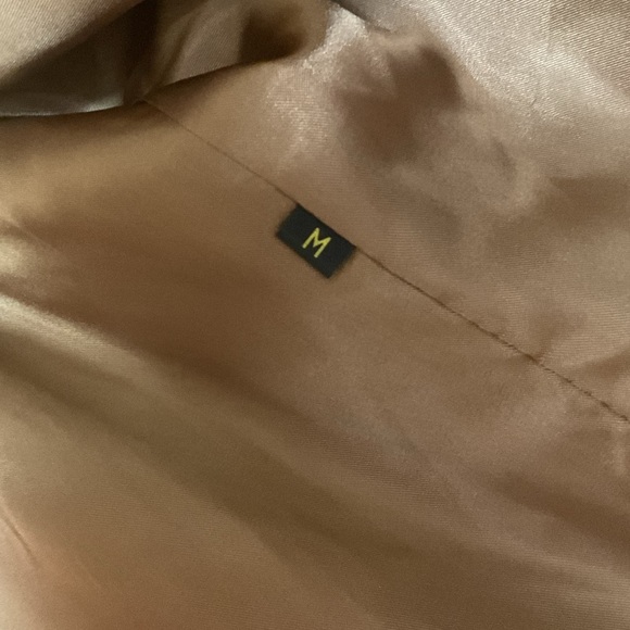 Lowenthal Vintage Leather Jacket with Faux Fur Size Medium Brown - Picture 8 of 10